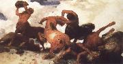 Arnold Bocklin Centaur Fight oil painting reproduction